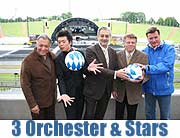 Placido Domingo, Lang Lang, die Söhne Mannheims bei „3 Orchester und Stars“ am 6.06.2006 (Foto: MartiN Schmitz)